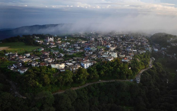 The state of Meghalaya, northeast India’s “abode of clouds”, is the wettest inhabited place on earth. The forested range holds an average rainfall of 12,000 mm (470 inches) of rain each year. That’s nearly 33mm of rain per day.